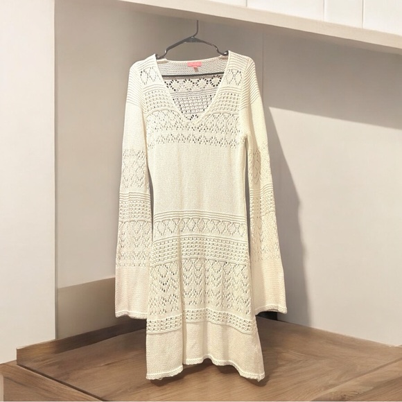 Dolls Kill Dresses & Skirts - 🆕 Sugar Thrillz - California Dreamin' Crochet Mini Dress - 100% Cotton - NWOT